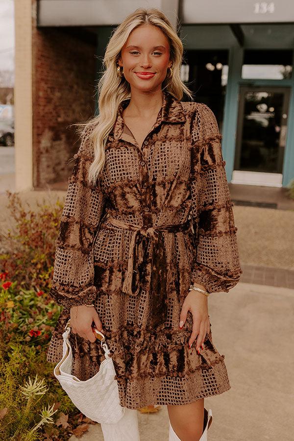 Impressions Twilight Magic Velvet Mini Dress