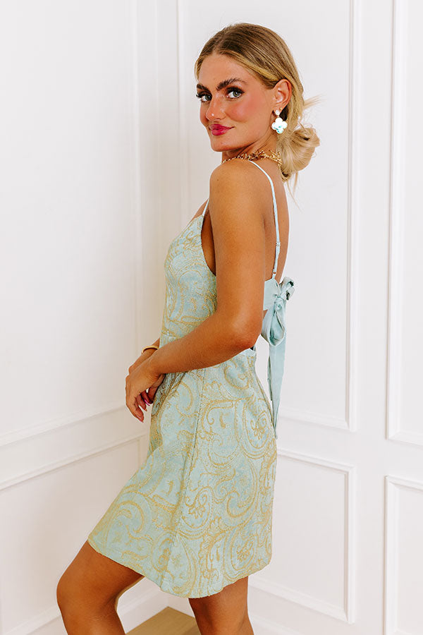 Impressions Twilight Treasure Jacquard Mini Dress