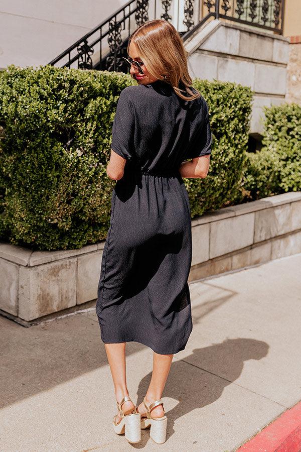 Impressions Upper East Oasis Front Tie Midi