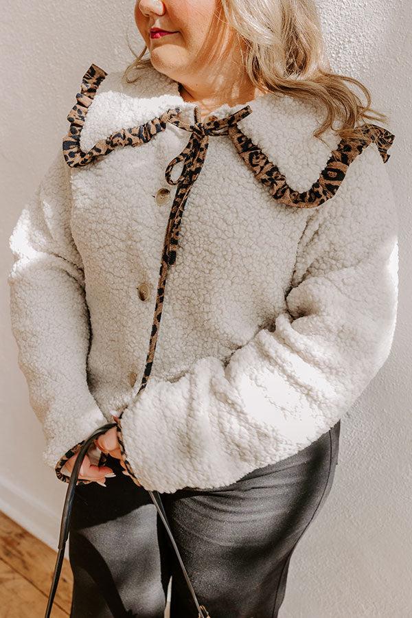 Impressions Uptown Cozy Sherpa Jacket Curves