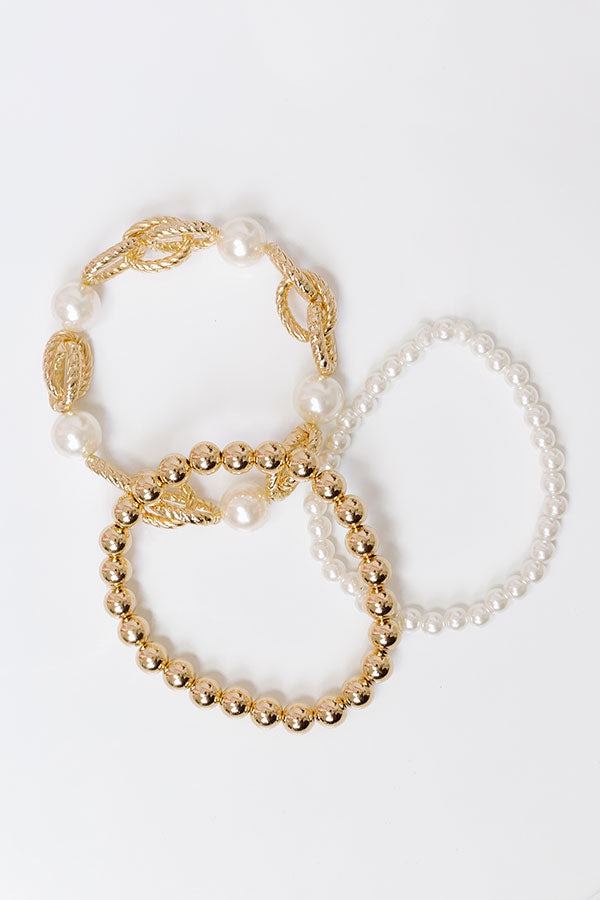 Impressions Uptown Glam Stretch Bracelet Set