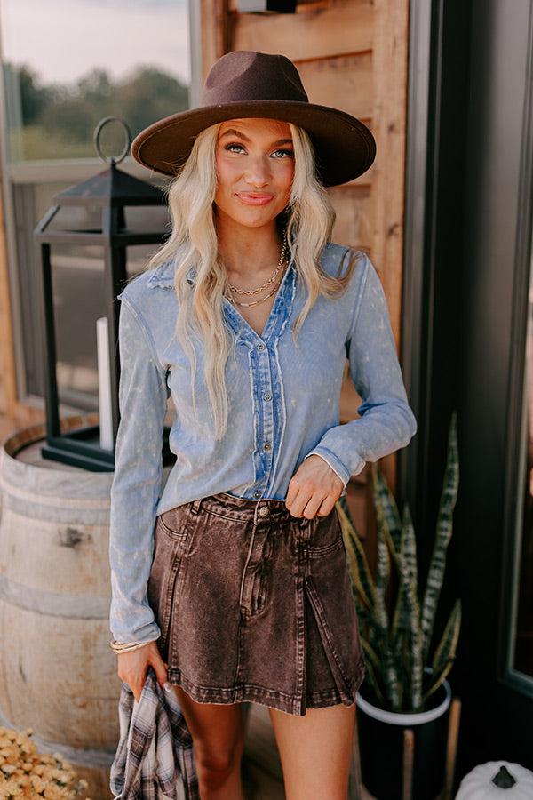 Impressions Urban Edge Mineral Wash Top