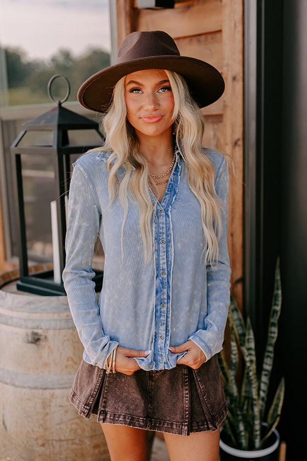 Impressions Urban Edge Mineral Wash Top