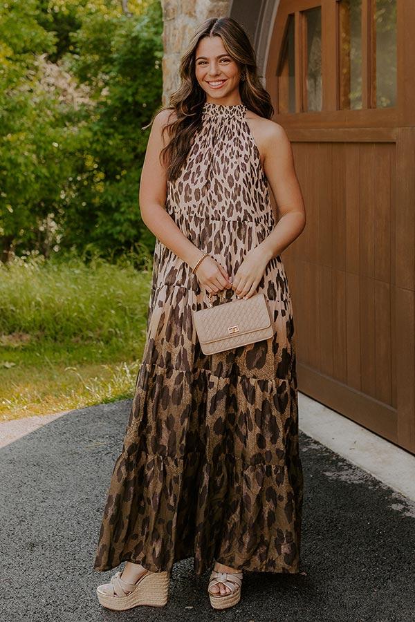 Impressions Urban Edit Leopard Maxi Dress