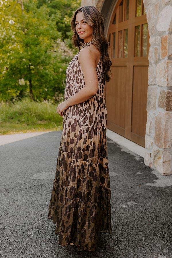 Impressions Urban Edit Leopard Maxi Dress