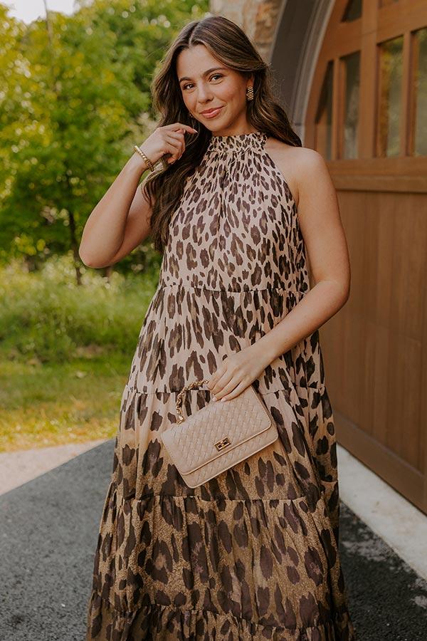Impressions Urban Edit Leopard Maxi Dress