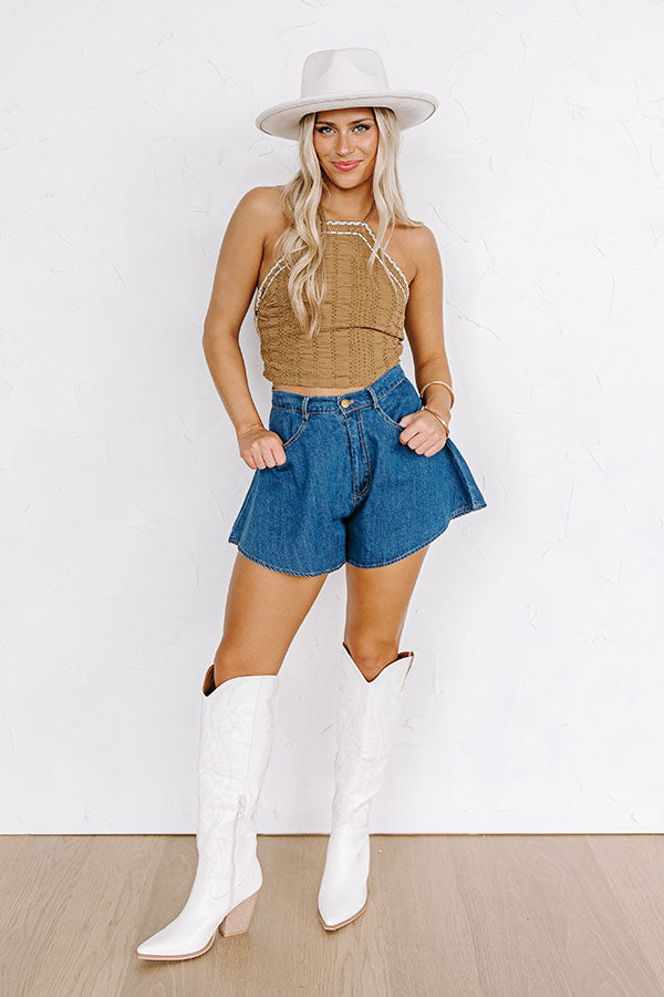 Impressions Urban Glam Halter Top