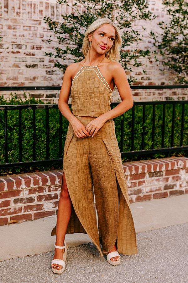 Impressions Urban Glam High Waist Wide Leg Pants