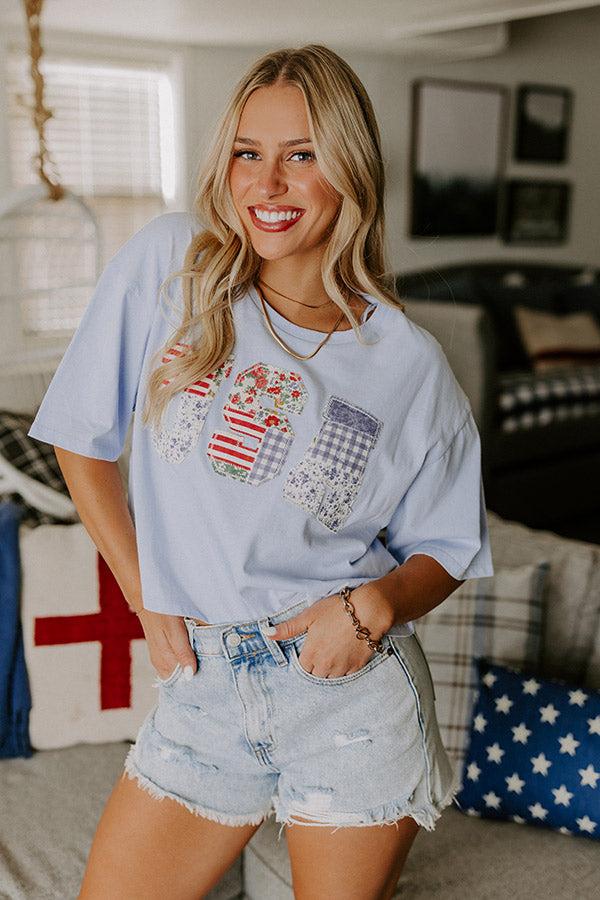 Impressions USA Dream Crop Tee