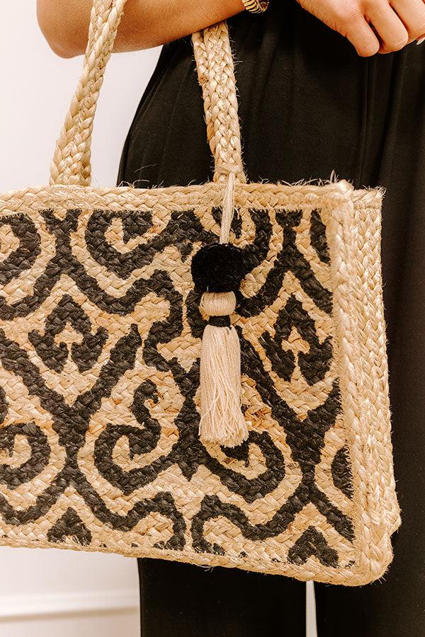Impressions Vacay Bound Jute Woven Tote