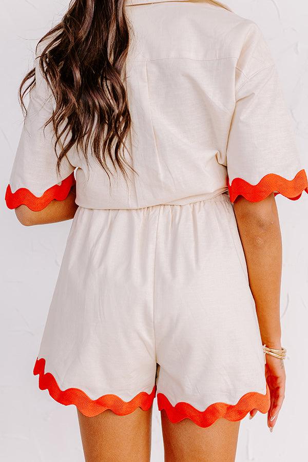 Impressions Vacay Escape Linen-Blend Shorts