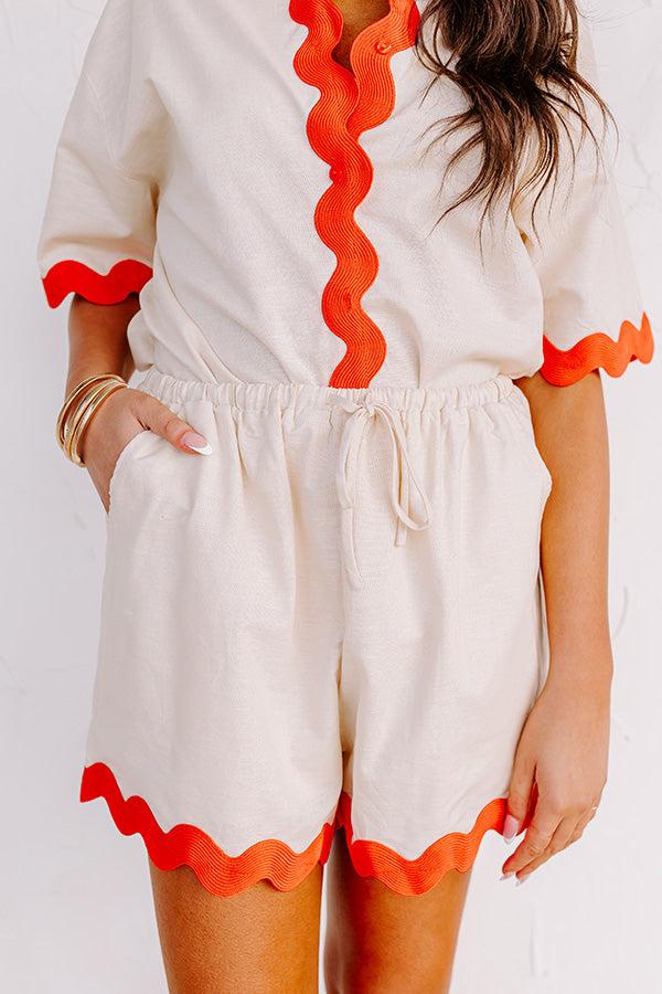 Impressions Vacay Escape Linen-Blend Shorts