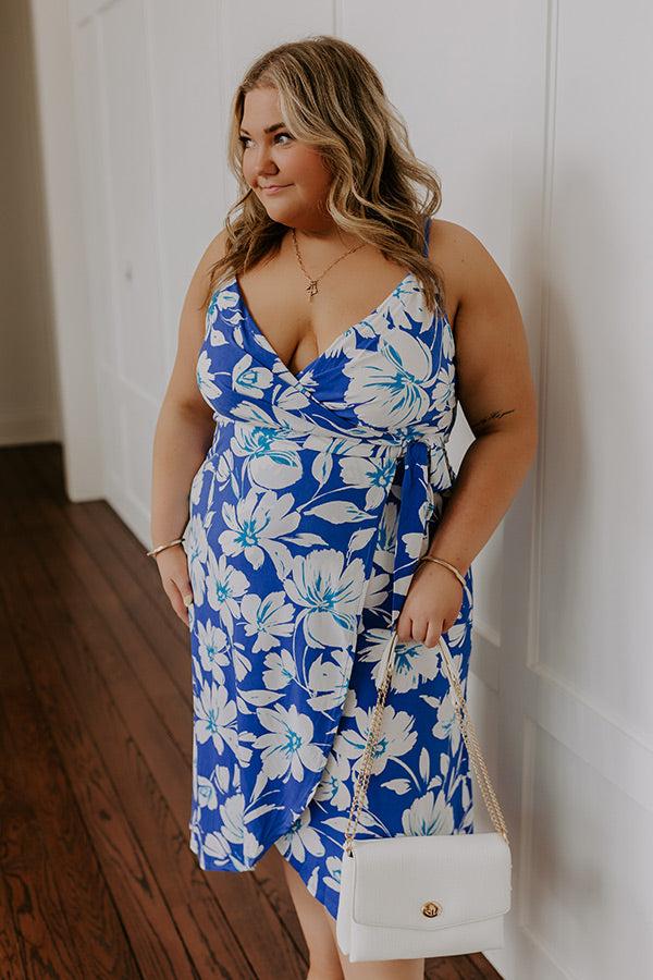 Impressions Vacay To Paradise Floral Midi Curves