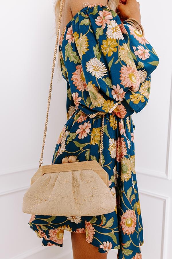 Impressions Vacay Ways Raffia Woven Purse