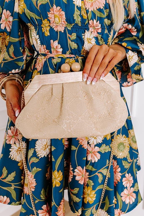 Impressions Vacay Ways Raffia Woven Purse