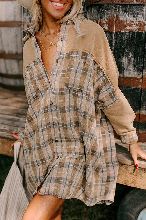 Impressions Vail Views Plaid Tunic Dress