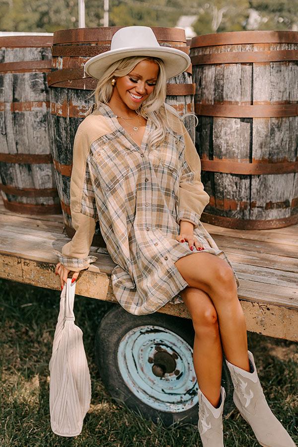 Impressions Vail Views Plaid Tunic Dress