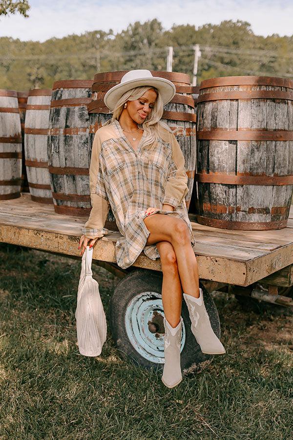 Impressions Vail Views Plaid Tunic Dress