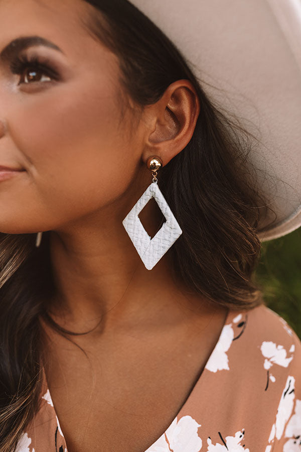 Impressions Valencia Vibes Earrings In Ivory
