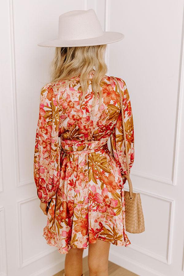 Impressions Venice Days Floral Wrap Dress