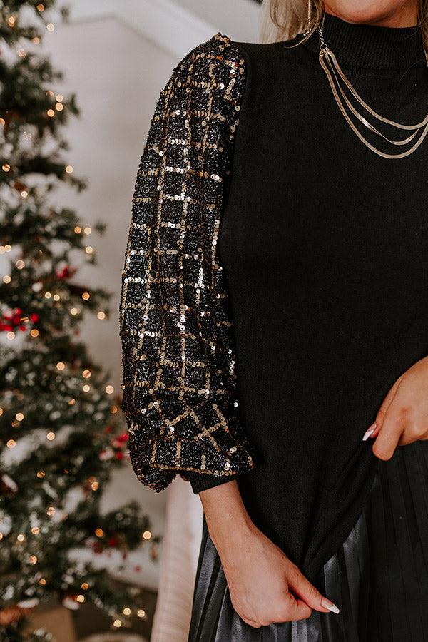 Impressions Venice Days Sequin Top