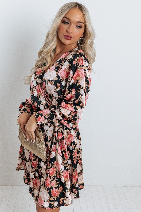 Impressions Venice Love Floral Wrap Dress