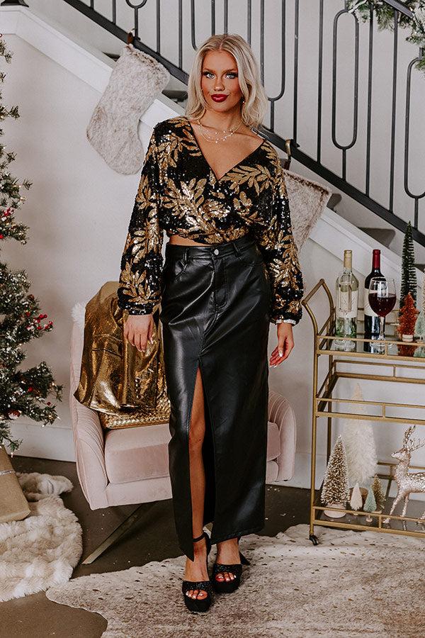 Impressions Venice Vision Sequin Top