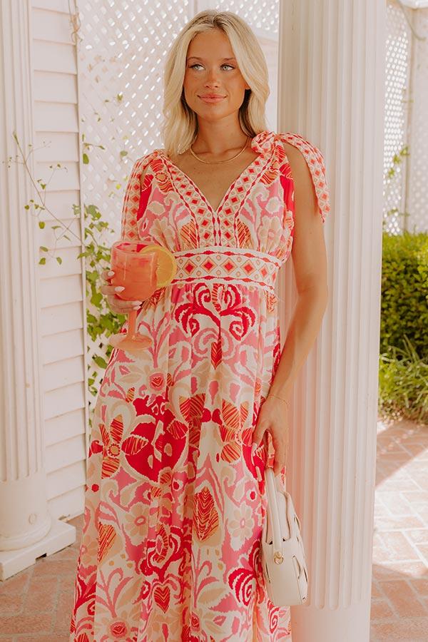 Impressions Veranda Charm Floral Maxi Dress