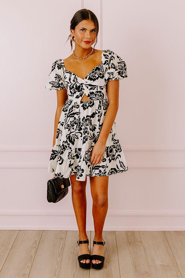 Impressions Versailles Voque Floral Mini Dress