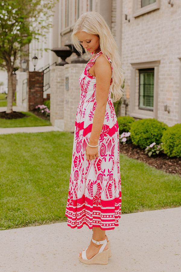 Impressions Villa Bound Floral Midi Dress