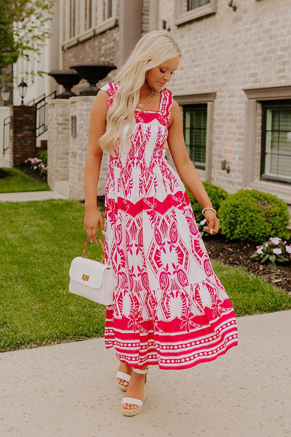 Impressions Villa Bound Floral Midi Dress