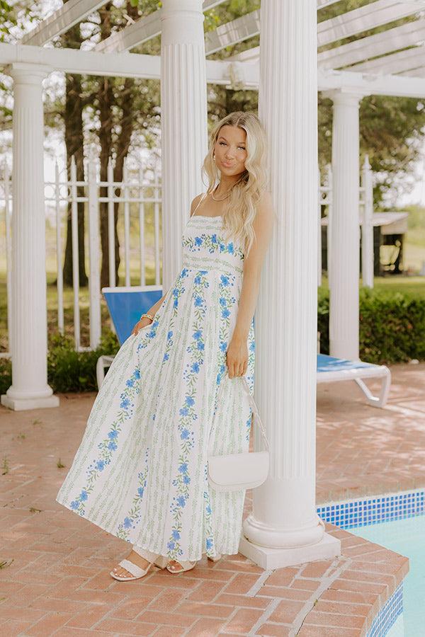 Impressions Villa Charm Floral Maxi Dress