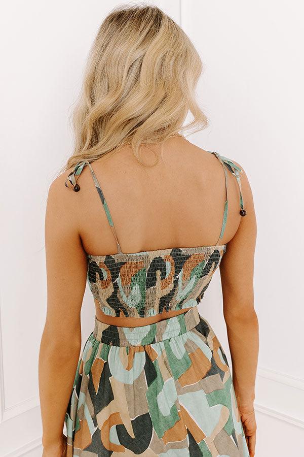 Impressions Vineyard Bound Crop Top