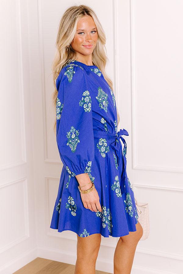 Impressions Vineyard Charm Floral Mini Dress