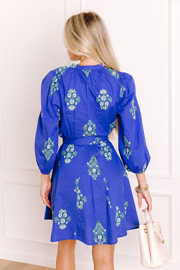 Impressions Vineyard Charm Floral Mini Dress