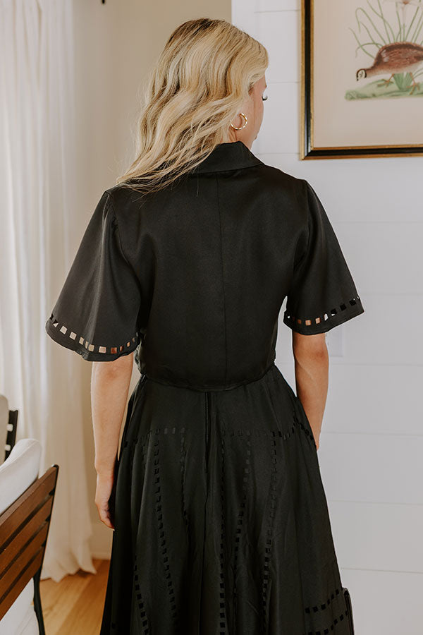 Impressions Vineyard Cutie Cut Out Crop Top