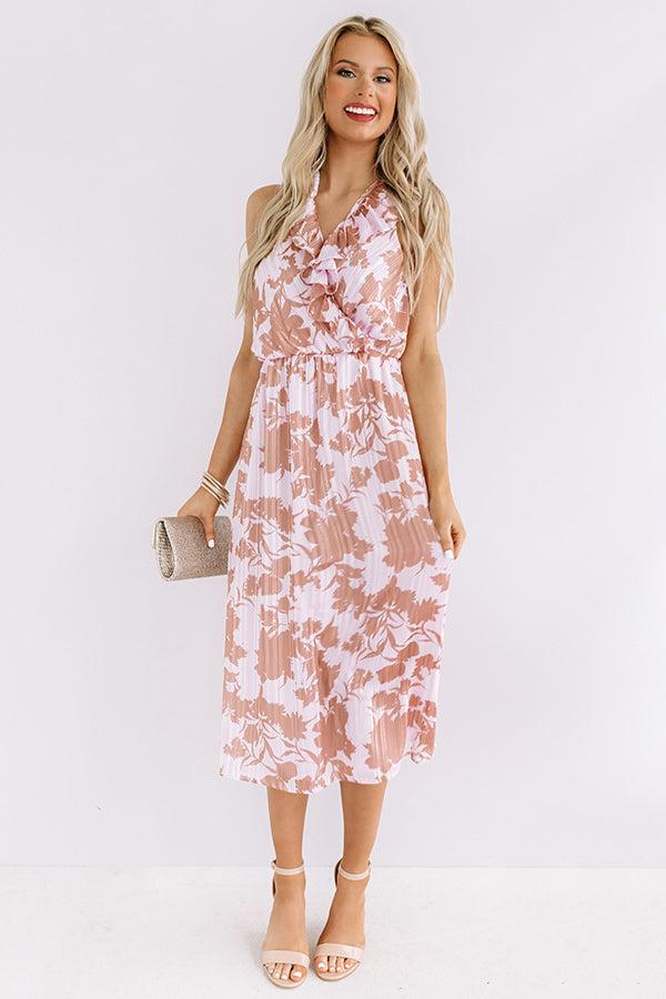 Impressions Vino Vacay Midi In Pink