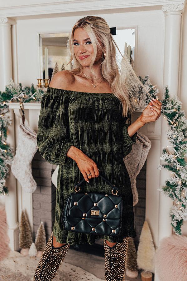 Impressions Waiting For You Velvet Dress