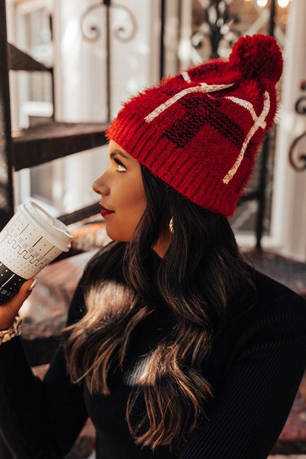 Impressions Warmest Wishes Eyelash Knit Beanie