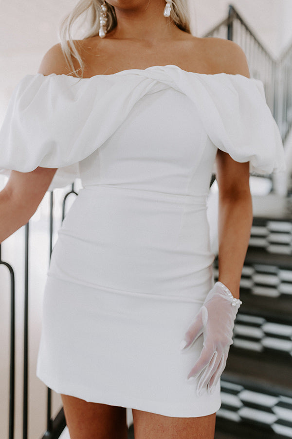 Impressions Welcome To Hollywood Dress In White