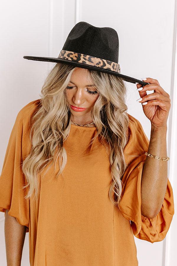 Impressions What's The Scoop Felt Hat In Black