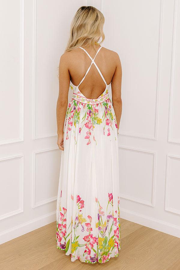 Impressions Whimsical Moment Floral Maxi Dress