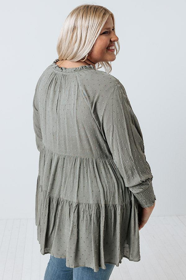 Impressions Whispering Winds Shift Top Curves