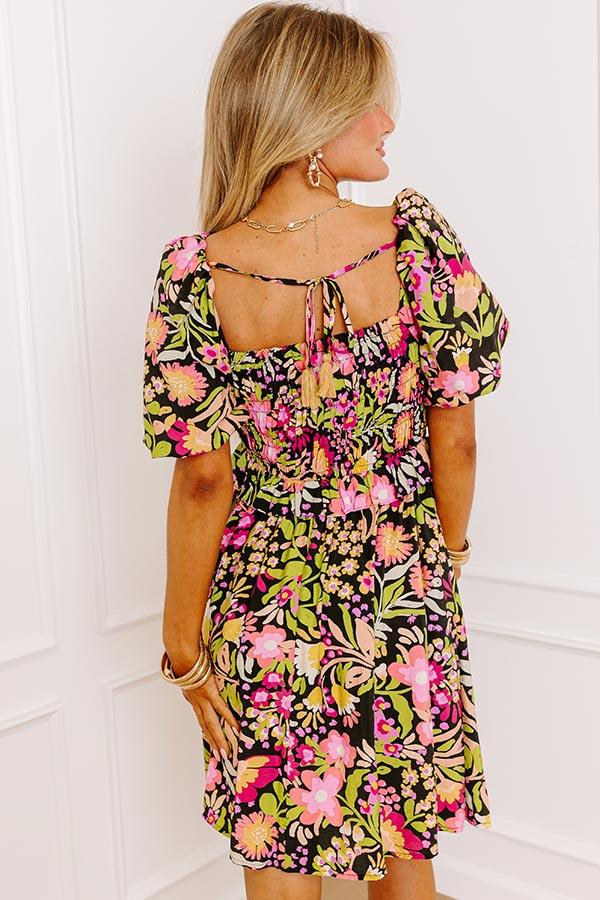 Impressions Wildflower Dreams Smocked Mini Dress