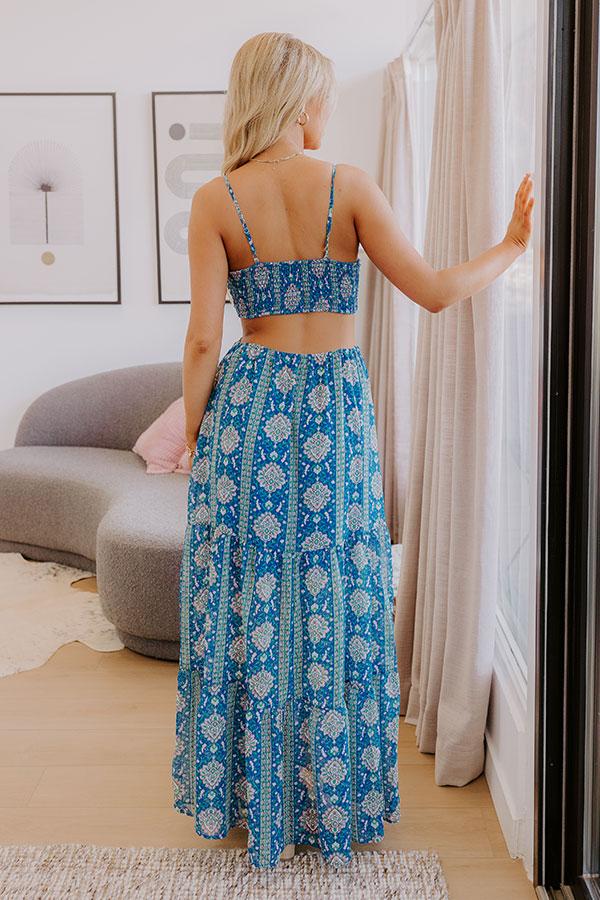 Impressions Wildflower Wonder Chiffon Maxi Dress