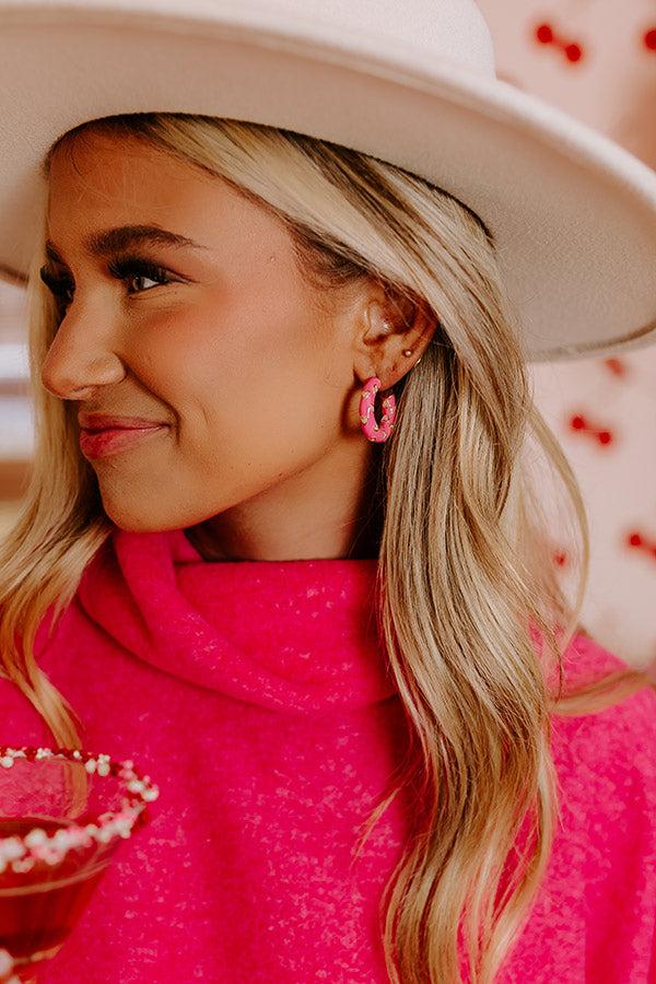 Impressions Winning Hearts Hoop Earrings