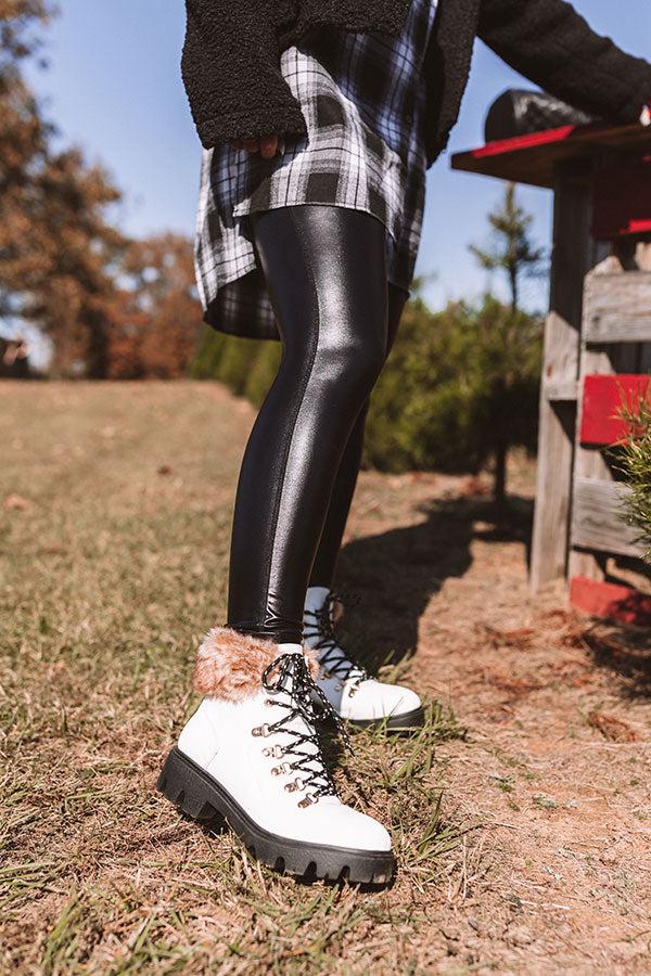 Impressions Winter Lane Faux Nubuck Boot In White