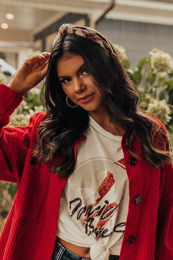 Impressions Wishing On Winter Plaid Headband