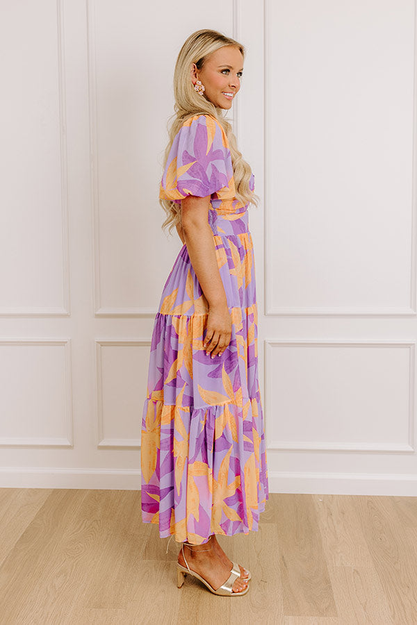 Impressions Wisteria Fields Midi Dress