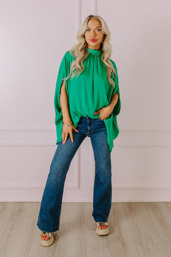 Impressions With You Always Shift Top In Green